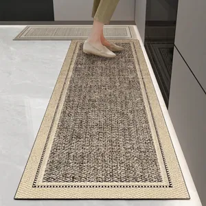 Moderne Keukenvloermat Antislip Belgisch Fluweel Loper Tapijt Absorberend Vlekbestendig Hal Tapijt Lange Strip Vloermat Thuis
