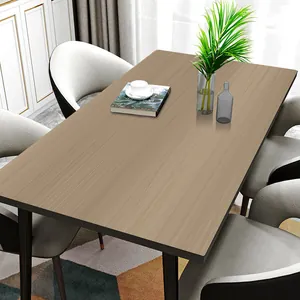 Oil-proof rectangular diatom mud table mat with realistic wood grain texture
