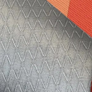 Close-up of anti-slip silicone base with zigzag pattern on yoga jump rope mat