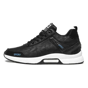 Detailed side view of black sports shoe focusing on the height-increasing sole