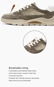 Vista detallada de la malla transpirable y el cuello acolchado de las zapatillas
