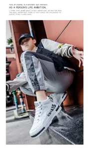 Detailed view of stylish white mid-top skate shoes for men with lace-up closure