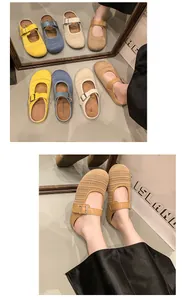 Detailed view of breathable mesh platform mules with adjustable straps in various colors