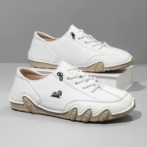 Wide Width Casual Shoes for Men Women Low Top Fashion Sneakers Octopus Rubber Outsole Microfiber Leather Martin Shoes