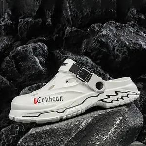2025 Designer Men's Outdoor Breathable Eva Clogs Summer Casual Non-Slip Two-Way Wear Beach Wading Shoes Lightweight Sandals