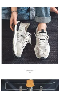 Close-up of trendy men's low-top dissolved sneakers with breathable mesh panels