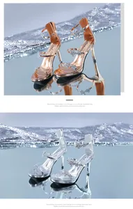Stunning gold and silver stiletto sandals featuring sparkling rhinestone star straps