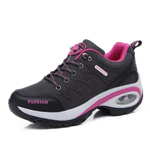 Zapatillas deportivas para mujer con plataforma gruesa y cámara de aire