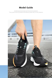 Lichtgewicht mesh hardloopschoenen met kleurrijke accenten en popcornzool