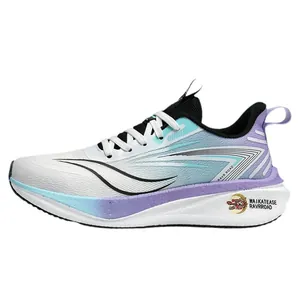 Lichtgewicht ademende mesh hardloopschoenen met popcorn schuimzool voor heren en dames