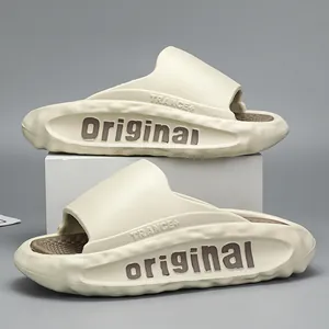Premium men's summer platform slides featuring ultra-soft soles and 'Original' logo print