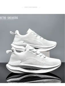 Detailed view of professional white lightweight carbon plate running shoes for athletes.
