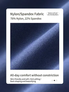 Close-up of high-waisted yoga shorts fabric showing premium 78% nylon 22% spandex texture.