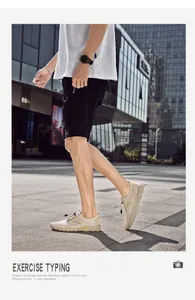 Gedetailleerd overzicht van ademende outdoor mesh schoenen voor heren met comfortabele zachte zool