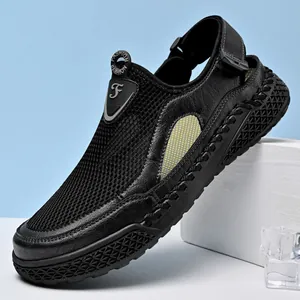 Scarpe da scoglio estive traspiranti da uomo in mesh per escursioni e attività all'aperto