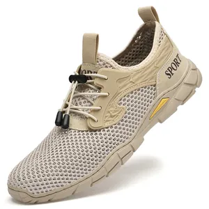 Ademende mesh sneakers voor heren voor de zomer, casual outdoorschoenen