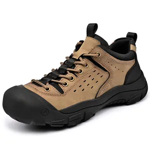 Duurzame wandelschoenen voor heren met beschermende neus en antislip zachte rubberen zool