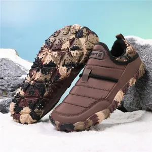 Stivali da Neve Outdoor Invernali per Uomo Donna Foderati in Pelliccia Caldi Scarpe da Trekking Trapuntate Suola in Gomma Stivali