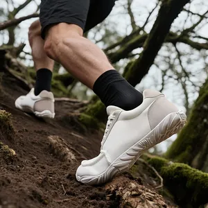Men Women Barefoot Hiking Shoes Wide Toe Box Breathable Mesh Sports Sneakers Outdoor Lightweight Walking Loafers 2026 Trekking Shoes