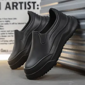 Wasserdichte schwarze EVA-Clogs für Köche und Gartenarbeit für Damen und Herren