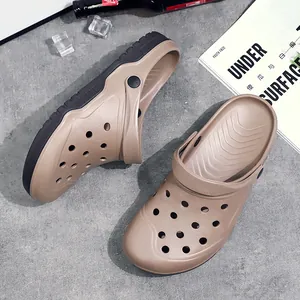 Premium unisex breathable clogs featuring thick non-slip soles and adjustable heel straps