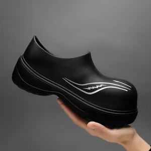 Zapatos de chef profesionales antideslizantes e impermeables con suelas gruesas y suaves