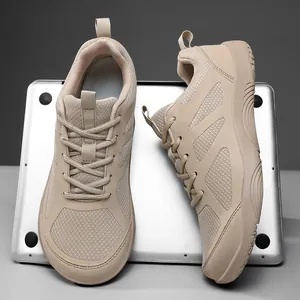 Comfortabele barefoot schoenen voor heren met brede teen voor wandelen en casual