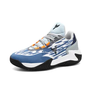 Herren Outdoor Basketballschuhe Rutschfest Verschleißfest Atmungsaktiv Mid-Top Stoßdämpfende Sneakers Lässige Herrenschuhe
