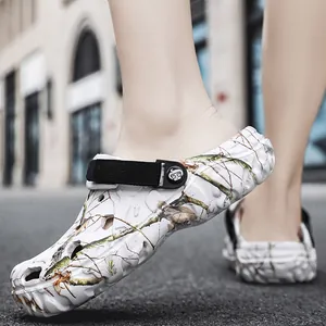 Lightweight and breathable camouflage clogs for men and women summer beach wear