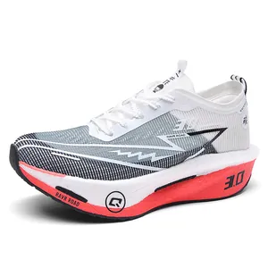 Professionele Marathon Carbon Plaat Hardloopschoenen 3.0 ETPU Popcorn Tussenzool Ademende Stof Sportsneakers Voor Dames Heren