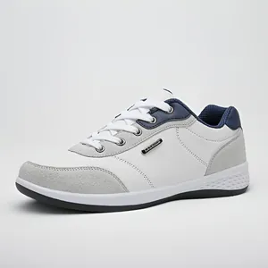 Zapatos Deportivos Casuales para Hombre 2025 Primavera Nuevas Zapatillas Moda Transpirables Cuero Sintético Zapatos de Correr Suela de Goma Bajos