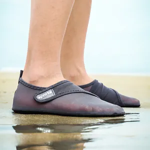 Breathable mesh water shoes for beach and swimming activities with side strap closure