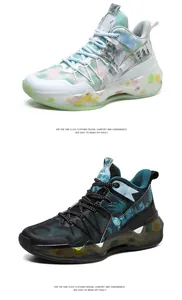 Vergleich der weißen und schwarzen Farbvarianten atmungsaktiver Basketballschuhe MAX