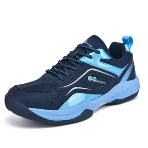 Chengta Men Professional Badminton Tennis Shoes Breathable Mesh Shock Absorption Non-Slip Rubber Sole Sports Training Sneakers