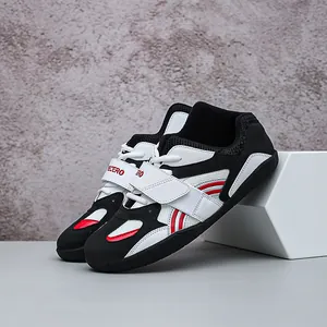 Professional non-slip tug-of-war training shoes with breathable mesh and velcro straps