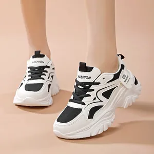 Dames Chunky Dad Shoes Ademend Mesh Plateau Sneakers Grote Maten Lichtgewicht Hardloopschoenen Mode Casual Wandelschoenen