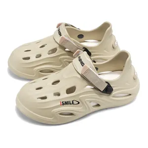 Modische Herren Sommer-EVA-Clogs mit atmungsaktiven Löchern und Riemendetail