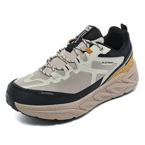 Scarpe da Trekking Outdoor Unisex Impermeabili Antiscivolo Traspiranti Tessuto a Rete Pelle Sintetica Sneakers Trail Runner