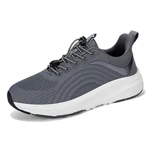 Zapatos para caminar descalzos de punta ancha para personas mayores con suela antideslizante