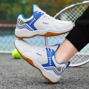 Chaussures de tennis et badminton pour enfants avec semelles en gomme pour le sport