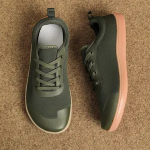 Wide Toe Box Barefoot Shoes For Men Women Flyknit Breathable Sneakers Minimalist Zero Drop Running Casual Walking Sport Shoes