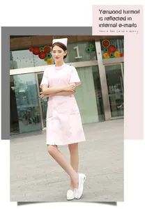 White air cushion nurse shoes with slip-on design worn by model in medical uniform