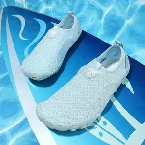 Non-Slip Quick-Dry Water Shoes For Women Men Lycra Elastic Fabric Breathable Mesh Beach River Tracing Surfing Shoes