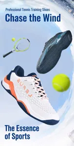 Gros plan sur des chaussures de tennis pro avec mesh respirant et détails orange vifs.