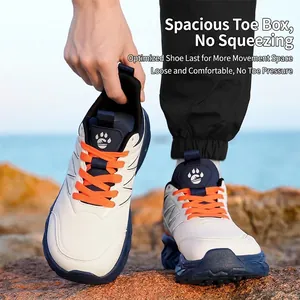 Men Wide Toe Box Sports Shoes Non-slip Wear-resistant Lightweight Casual Sneakers Comfortable Soft Sole Outdoor Walking Shoes