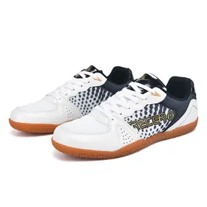 Chaussures de tennis de table professionnelles pour hommes avec mesh respirant et semelle gomme