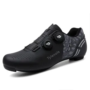 Professional Cycling Shoes Men Women Dual Rotary Buckle Road Mountain Bike Shoes Breathable Non-Slip Racing Sport Footwear