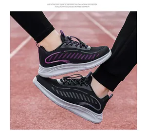 Comfortable lightweight mesh walking shoes with EVA foam sole for men and women.