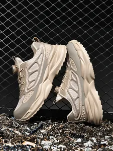 Zapatos de seguridad G18 beige para hombres y mujeres con cierre de hebilla giratoria