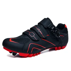 Chaussures de Cyclisme Professionnelles Hommes Femmes VTT Chaussures de Route Boucle Rotative Respirant Chaussures de Vélo pour Course
